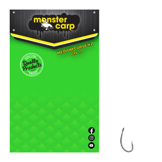 Medium Curve Hook Size 2