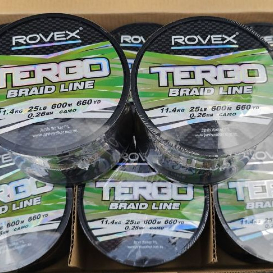Rovex Tergo Camo 25lb Braid