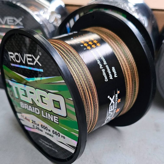 Rovex Tergo Camo 25lb Braid
